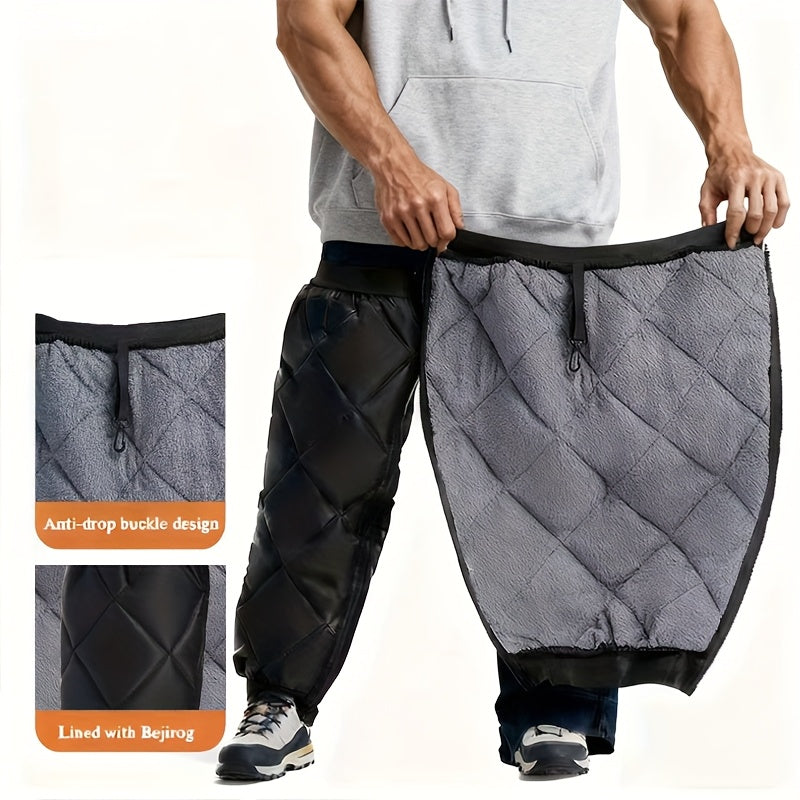 Full-Leg Coverage for Motorcycle/E- Riders Windproof Thickened Winter Warmth