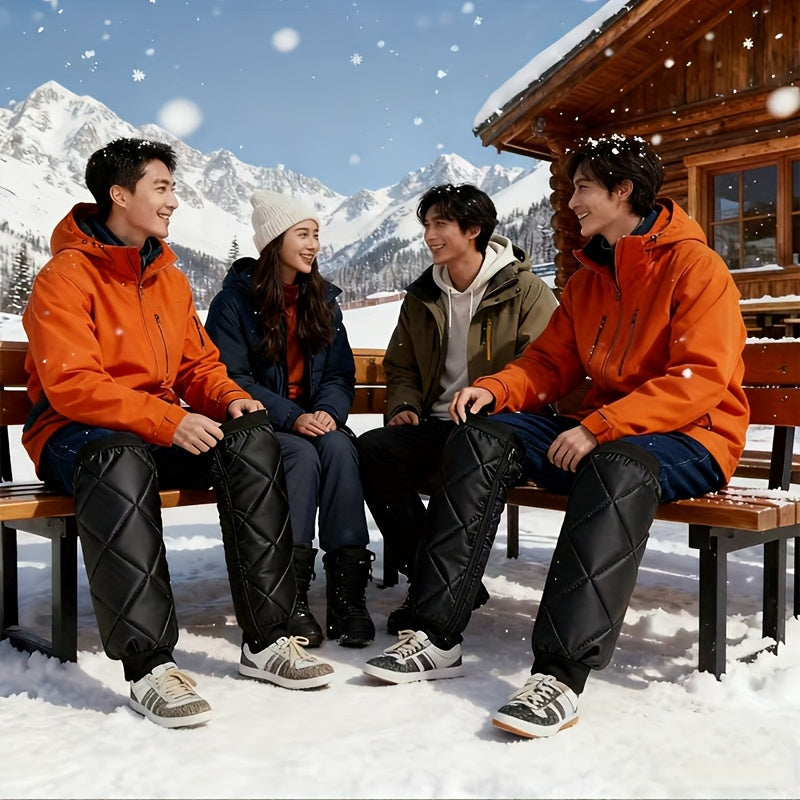 Full-Leg Coverage for Motorcycle/E- Riders Windproof Thickened Winter Warmth