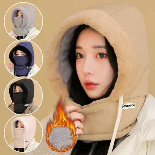 Windproof Balaclava Full Face Mask Neck Warmer Scarf Hood Cap Men & Women
